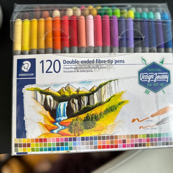STAEDTLER Double-Ended Fiber-Tip Pens, - Picture 1 of 3